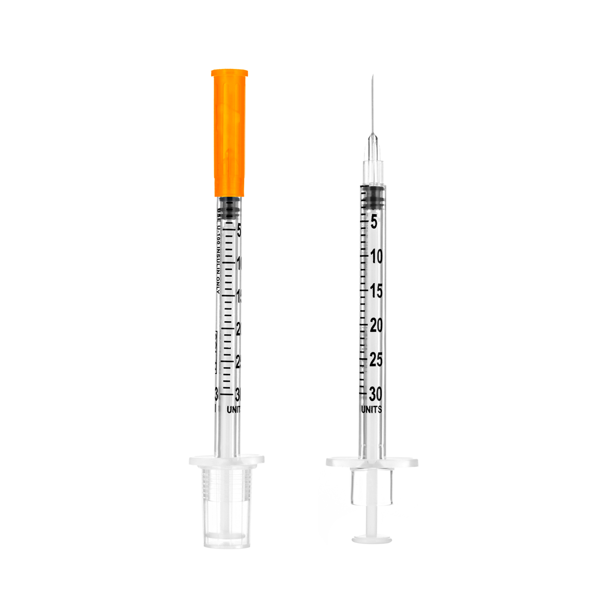 Seringa de Insulina 0,3ml com agulha fixa 0,25mm x 6mm (31G) Bag | SOL-M