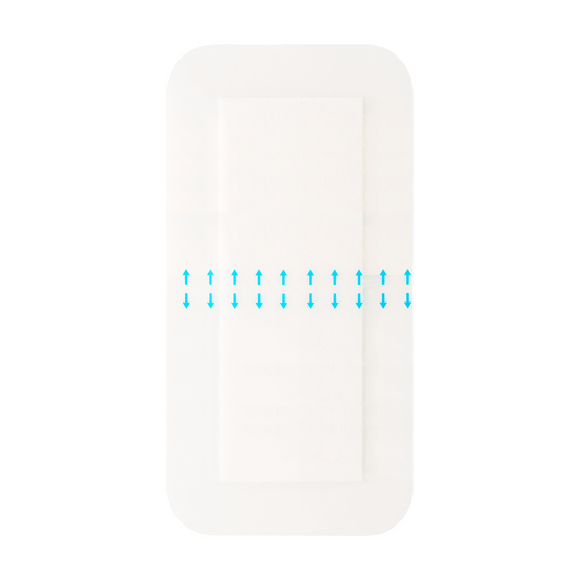 Curativo Transparente com Compressa Absorvente 10cm x 20cm | Sol-Care