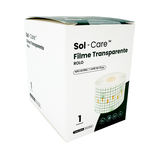 Filme em Rolo Transparente 5cm x 10m | Sol-Care