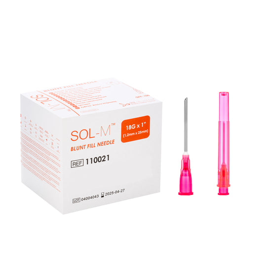 Agulha de Aspiração (Ponta Romba) 25x1,2mm (18G 1) | SOL-M