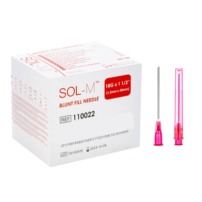 Agulha de Aspiração (Ponta Romba) 40x1,2mm (18G 1 1/2) | SOL-M