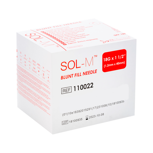 Agulha de Aspiração (Ponta Romba) 40x1,2mm (18G 1 1/2) | SOL-M