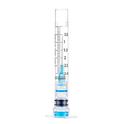 Seringa de Segurança Retrátil 3ml Luer Lock (Sem Agulha) | SOL-CARE