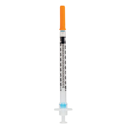 Seringa de Segurança Retrátil para Insulina 100UI (1ml) com Agulha Fixa 0,25x6mm (31G 6mm) | SOL-CARE