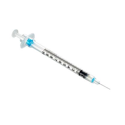 Seringa de Segurança Retrátil para Insulina 100UI (1ml) com Agulha Fixa 0,25x6mm (31G 6mm) | SOL-CARE