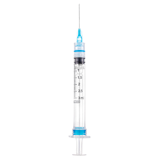 Seringa de Segurança Retrátil 3ml Luer Lock (Sem Agulha) | SOL-CARE