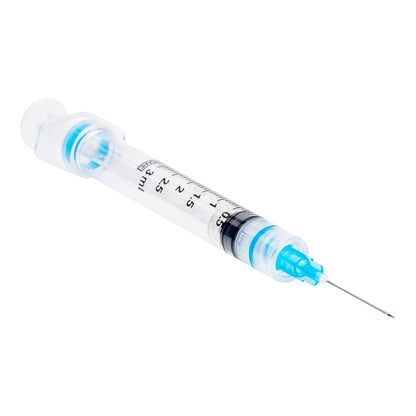 Seringa de Segurança Retrátil 3ml Luer Lock (Sem Agulha) | SOL-CARE