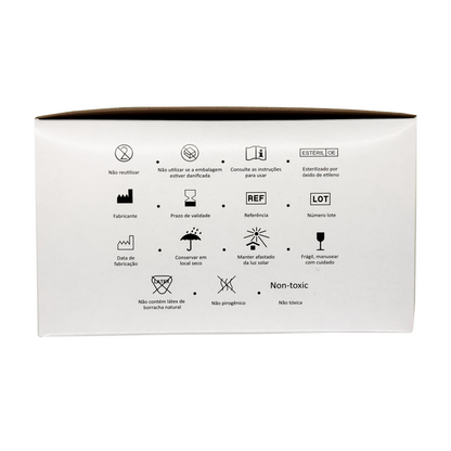 Seringa de insulina 50UI (0,5ml) com agulha fixa 0,25mm x 6mm (31G) Blister | SOL-M