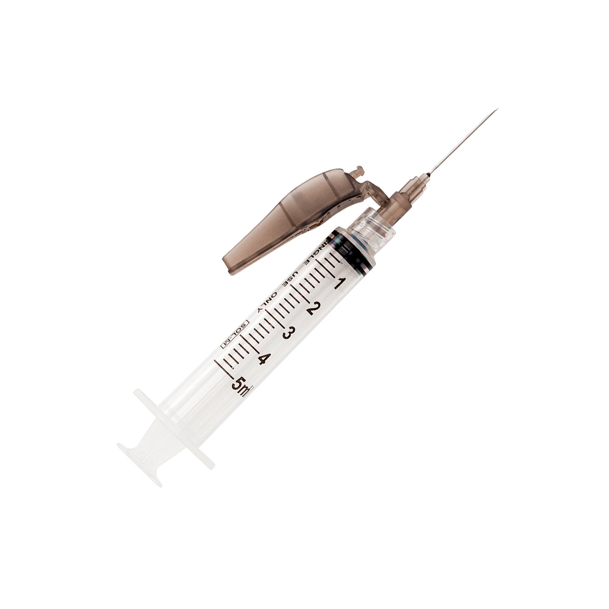 Seringa Luer Lock 5ml com Agulha de Segurança 25x0,7mm (22G*1) | SOL-CARE