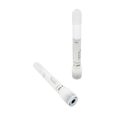 Tubo para Coleta de Sangue a Vácuo – EDTA K2 com Gel - Tampa Branca 5ml | SOL-M
