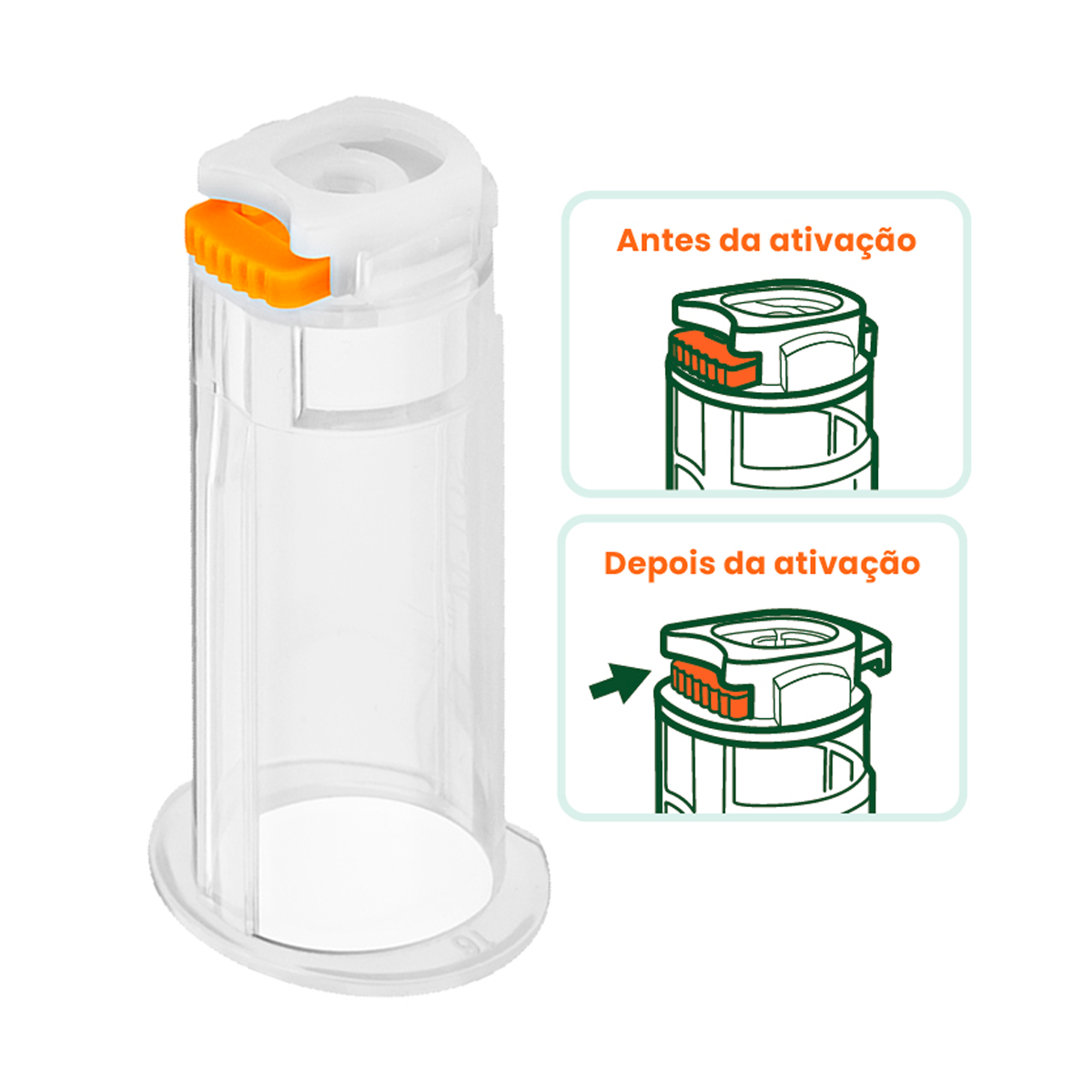 Holder Adaptador Fast Release para Coleta de Sangue | SOL-CARE