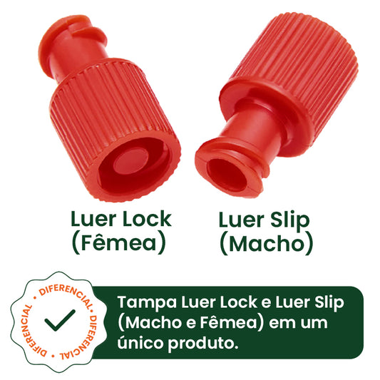 Tampa Protetora Luer Lock e Luer Slip (Macho e Fêmea) | SOL-M