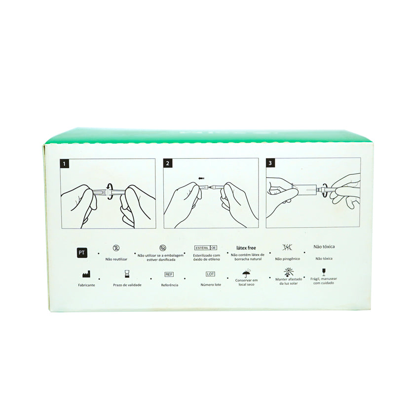 Agulha a Vácuo para Coleta Múltipla 25mm x 0,8mm (22G x 1) | SOL-M