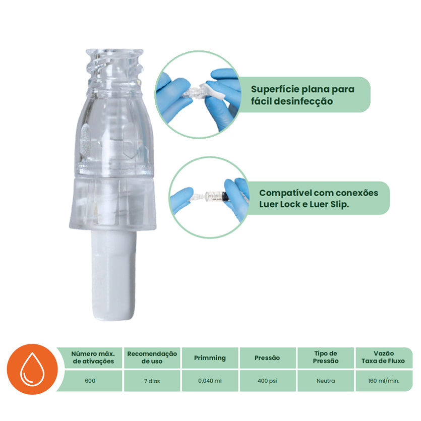 Conector Valvulado Para Sistema Fechado Sem Agulha | SOL-CARE