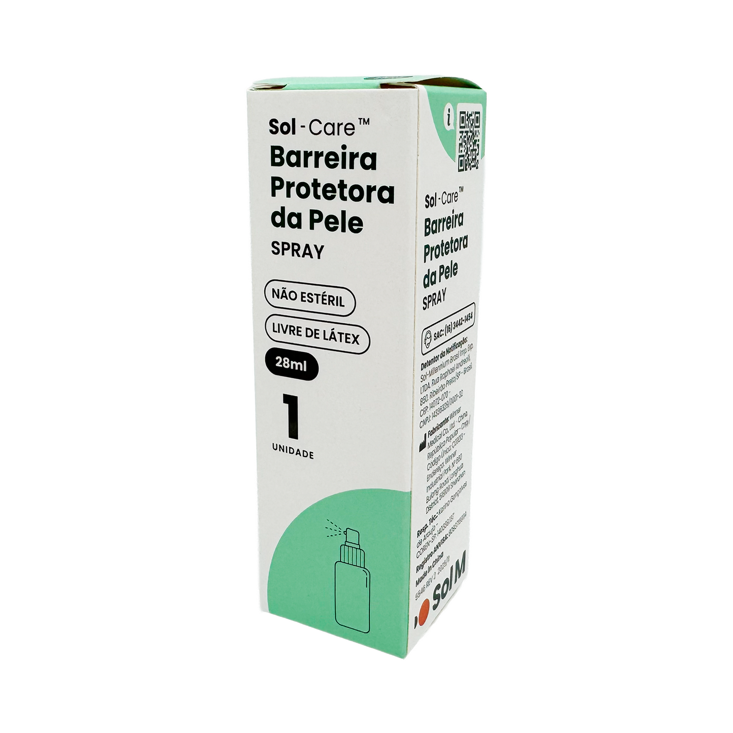 Barreira Protetora da Pele Spray, 28ml | Sol-Care