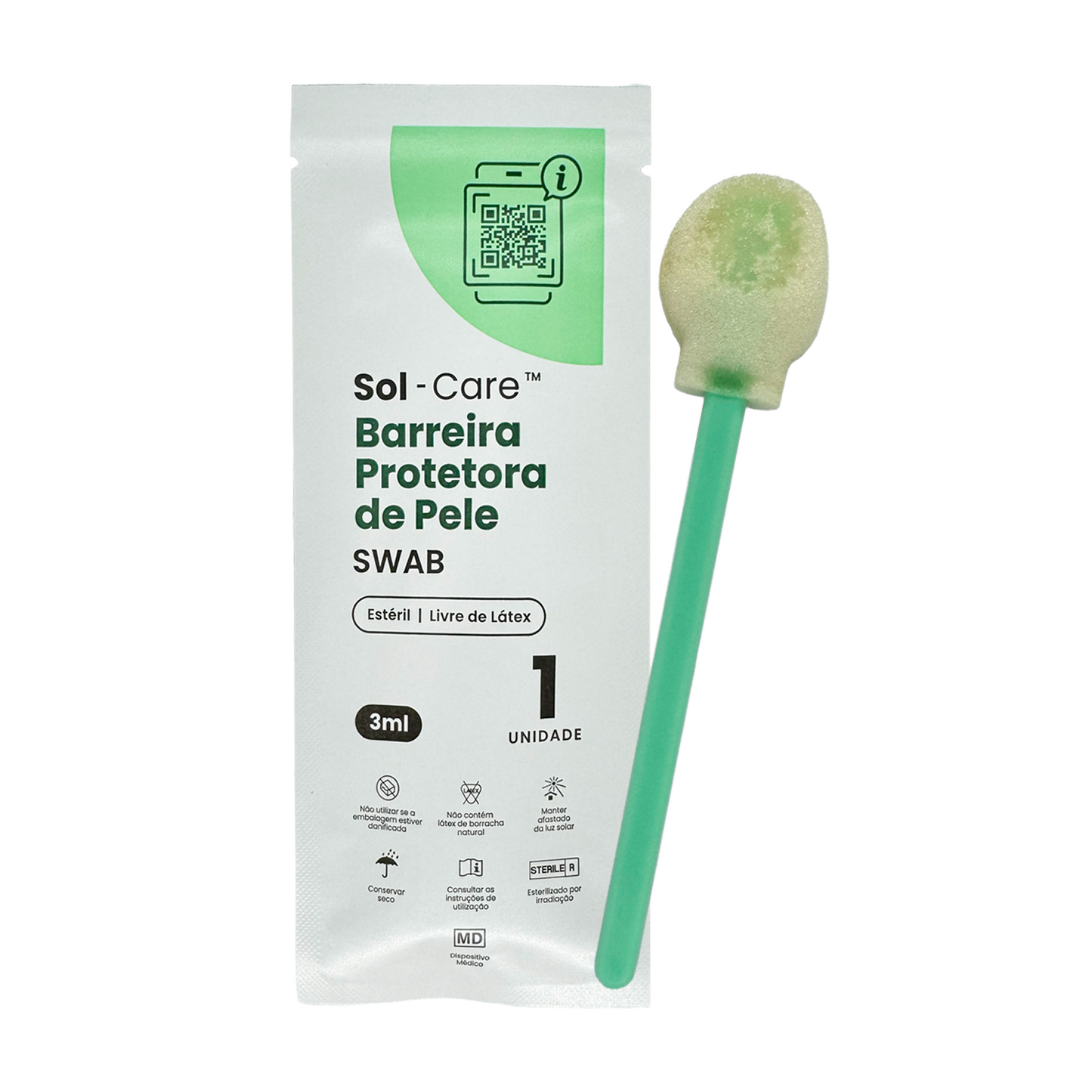 Barreira Protetora da Pele Swab, 3m | Sol-Care