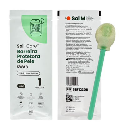 Barreira Protetora da Pele Swab, 3m | Sol-Care