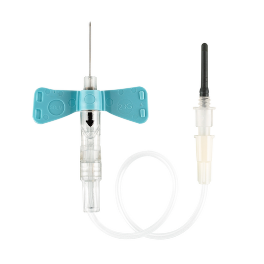 Escalpe de Segurança Pull-Button para Coleta de Sangue 23g (3/4 x 7) | SOL-GUARD