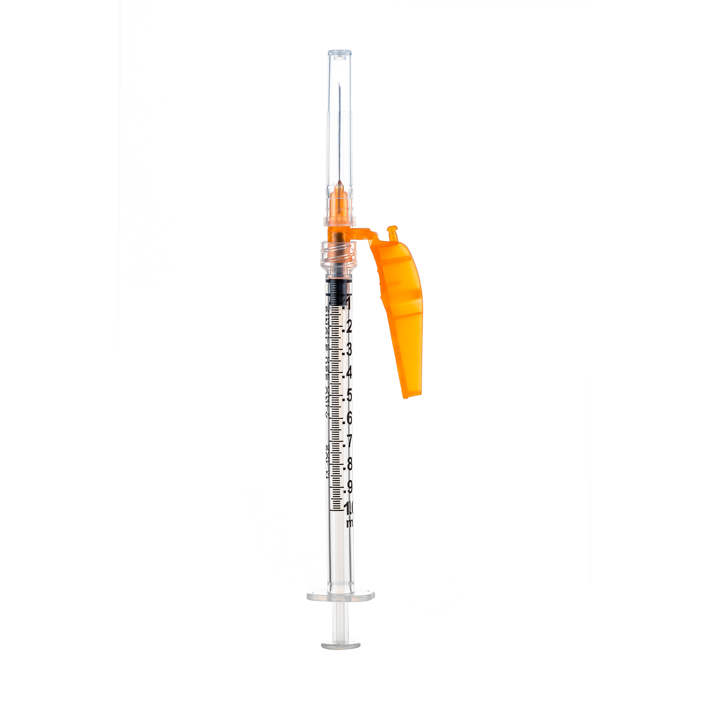Seringa 1ml Luer Lock Zero Resíduo com Agulha de Segurança 25x0,5mm (25G*1) | SOL-CARE