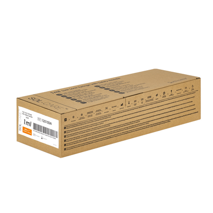 Seringa 1ml Luer Lock Zero Resíduo com Agulha de Segurança 25x0,5mm (25G*1) | SOL-CARE