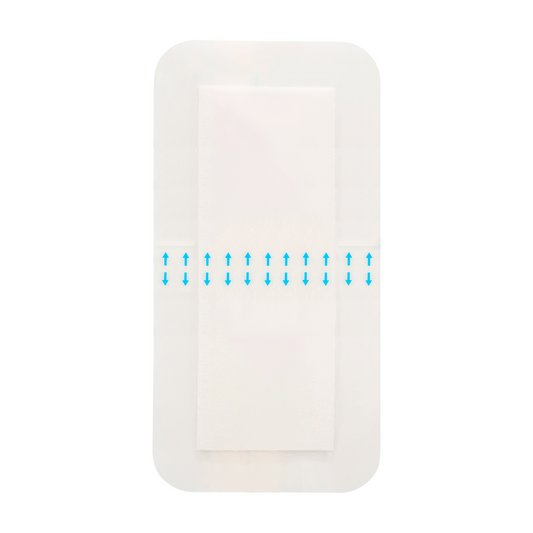 Curativo Transparente com Compressa Absorvente 10cm x 25cm | Sol-Care