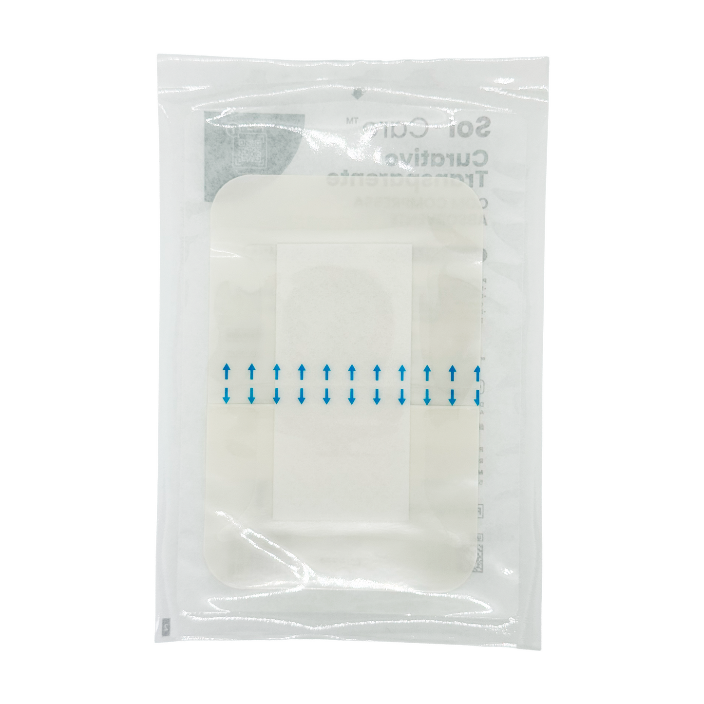 Curativo Transparente com Compressa Absorvente 10cm x 15cm | Sol-Care