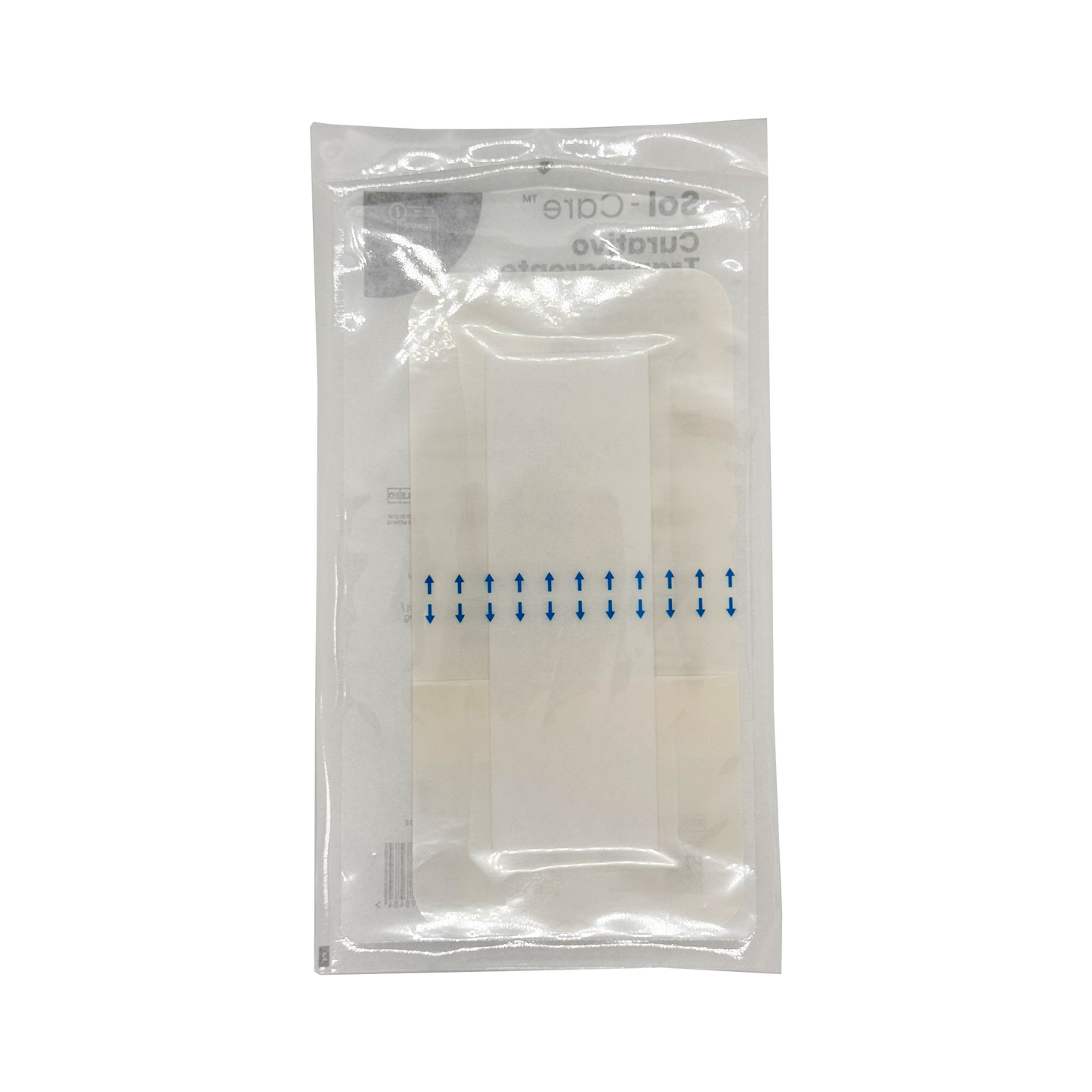 Curativo Transparente com Compressa Absorvente 10cm x 20cm | Sol-Care